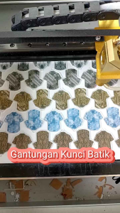 Souvenir Indonesia gantungan kunci Batik