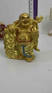 ST606 LAUGHING BUDDHA STATUE / IDOL / Laughing Buddha Statue for Health Wealth and Happiness Showpiece Idol Figurine