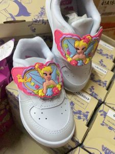Adda รองเท้านักเรียนอนุบาลเด็กผู้หญิงสีขาวลายTinker Bell