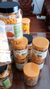 Combo 2 hộp khô gà lá chanh loại 1 - hộp 500gr