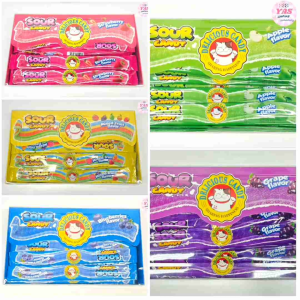 30pcs SOUR CANDY FLAVORED GUMMY/loot bag fillers /paninda /giveaways/party favors.