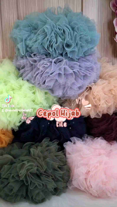 scrunchie tile besar +-20 cm / Cepol tile Viral