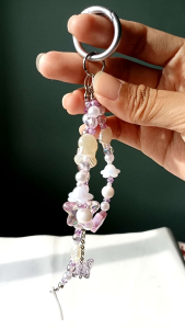 Bag Charm Gantungan HP Gantungan Tas Aesthetic Korean Style Manik Bintang Kupu-kupu Rantai Keychain Gantungan Kunci Lucu Aksesoris Tas