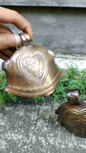 Bel Lonceng Pintu Rumah Kuningan Klontong Sapi No 4 Antik 1 Pcs