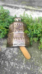 Bel Lonceng Kuningan Klontong Sapi Segi Enam Antik 1 Pcs