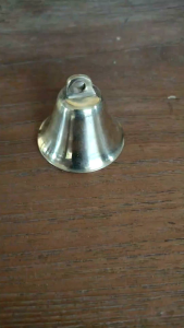 Bel Lonceng Kuningan Motif Polos Unyil 01 Polished Brass 1 pcs