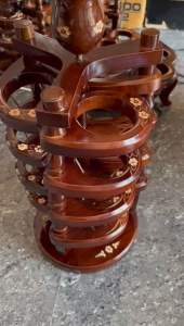 Tempat aqua kayu jati