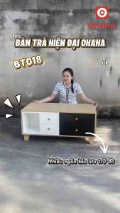 [ Freeship HCM ] [ Trả góp 0%] Bàn trà OHAHA hiện đại kiểu sang trọng - BT018