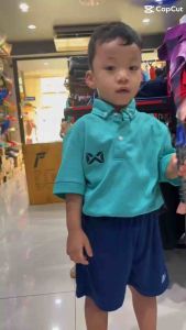 KIDS กางเกงกีฬาเด็ก กางเกงฟุตเด็ก รุ่น AIR อายุ 3 ขวบขึ้น มีเชือกรูด ผ้าไมโค 100%