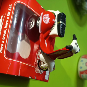 Mini Vehicle KitKat Red Vespa Scooter Toy 1pc KitKat Thailand model exclude chocolate