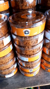 Abon ayam & sapi kemasan toples bening 150 gram-Gepuk basah 100gr enak nagihin