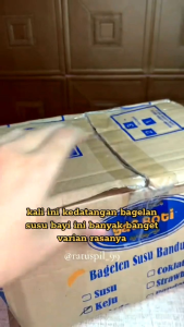 Roti Bagelen bandung 1 dus isi 4 murah coklat keju susu