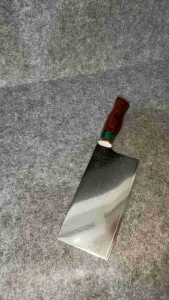 มีดอุปกรณ์เข้าครัว แล่ หั่น ซอย เหล็กตีทบลายดามัสกัส