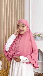 Kyomi hijab jilbab anak yumna bahan spandek jersey hijab kerudung anak