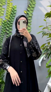 ZASKIA GAMIS SET HIJAB RAYON DIAMOND MIX TWILL PREMIUM DRESS WANITA DEWASA KEKINIAN