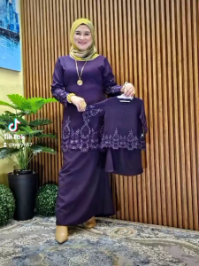 SET IBU ANAK- KURUNG LACE MODERN