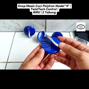 Knop Mesin Cuci Polytron Model S | TwistTech Control | BIRU | 2 Tabung