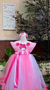 Dress tutu melody super gemes gaun anak bajuprincess setelan anak import bajuanakperempuan