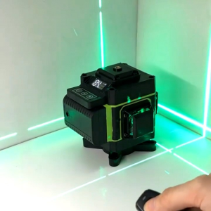 COD Taffware HILDA Mesin Self Leveling 16 Line Green Laser 4D with IndikatorLCD Remote -LD-515-HIJAU