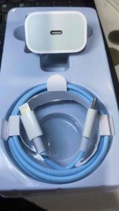 20W Fast Charging Set USB-C Power Adapter Type C to Lightning Cable