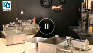 KT WARE 8L 2.5kw SINGER TANK ELECTRIC DEEP FRYER COMMERCIAL Dapur Goreng Elektrik Ayam Goreng Kentang Goreng
