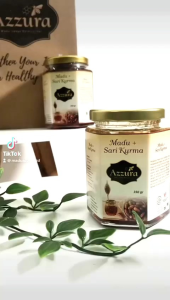 Madu Sari kurma Azzura Untuk Kesehatan Tubuh Original 350 Gram.