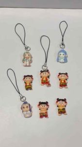 Charm HP Ne Zha Gantungan Handphone Karakter Lucu Animasi Nezha Aobing Ao Guang Ao Run Character Phonecharm Fashion