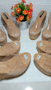 wedges sandal wanita dewasa mika polos