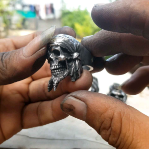 Aksesoris Fashion Ringskull Cincin Tengkorak Handmade Pirates / Bajak Laut