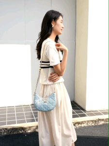 Tas Slingbag ENJI Terbaru C4 Warna Cream Denim