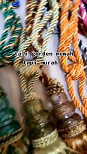 Tali gorden / Tali tambang Gorden / Pengikat gorden murah / Tali gorden murah
