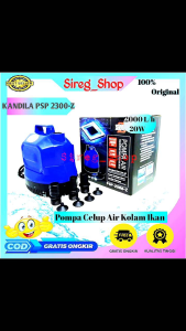 KANDILA PSP 2300Z 2400Z Pompa Air Celup Akuarium Kolam Ikan Low Watt