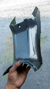 cover tanki satria hiu karbon