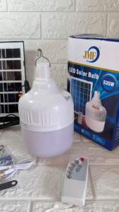 JMF-535 ใหม่หลอดไฟตุ้มโซล่าเซลล์ หลอดไฟพกพา LED แสงขาว หลอดไฟโซล่าเซลล์ ไฟหลอดตุ้ม