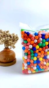 SNACK KILOAN BISKUIT BOLA PELANGI 250 GRAM | CEMILAN MURAH MAKASSAR