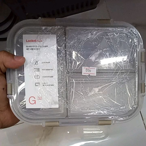 locknlock glass food container 1040ml x 1