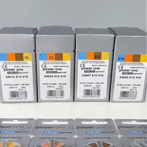 PowerOne Varta Wireless Hearing Aid Batteries Made in Germany Premium Quality P312/312 P13/13 P10/10 P675/675