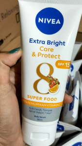 Nivea body serum super food care & protect Spf 15 180 ml