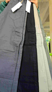 กางเกงขายาวผ้าหนา กางเกงคาร์โกขากระบอกใหญ่ กางเกงใส่ทำงานทั่วไป