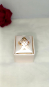 Cincin wanita motif dori jaring terbaru anti karat xuping titanium