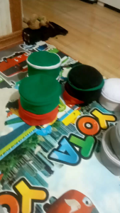 Peci Lipat Mesir Abu Abu Putih