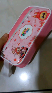 Kotak Pensil Tas Labubu Lucu Tempat Pensil Anak Perempuan Laki Multifungsi Murah