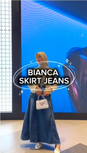 BIANCA SKIRT JEANS - ROK JEANS - COD - NEW PRODUCT