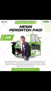 Mesin perontok padi minimalis & portable / Mesin herek padi / Mesin panen padi || Lengkap tinggal pakai