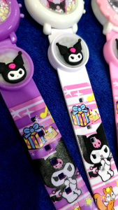 KUROMI JAM TANGAN KANAK-KANAK ADA LAMPU
