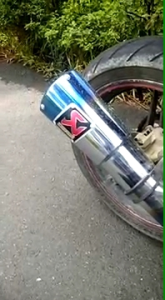 Knalpot Racing Akrapovic GP bluemon untuk CBR R15 GSX XRIBE Byson Vixion Cb Satria SonicMXVerza