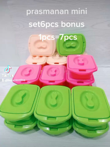 prasmanan mini set 6 pcs+1bonus=7pcs paket hemat plastik
