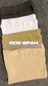 Rok Span Rajut Panjang Wanita Premium Tebal