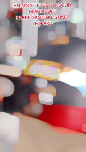 HELM KYT BLACK DOFF PAKET GANTENG TERMURAH