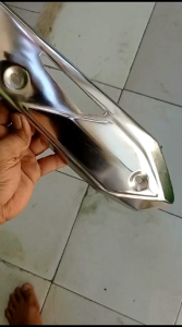 TAMENG KNALPOT BEAT STREET BEAT FI NEW ESP CARBU VARIO 110 FI SPACY BAHAN BESI ANTI PECAH CHROME STAINLESS